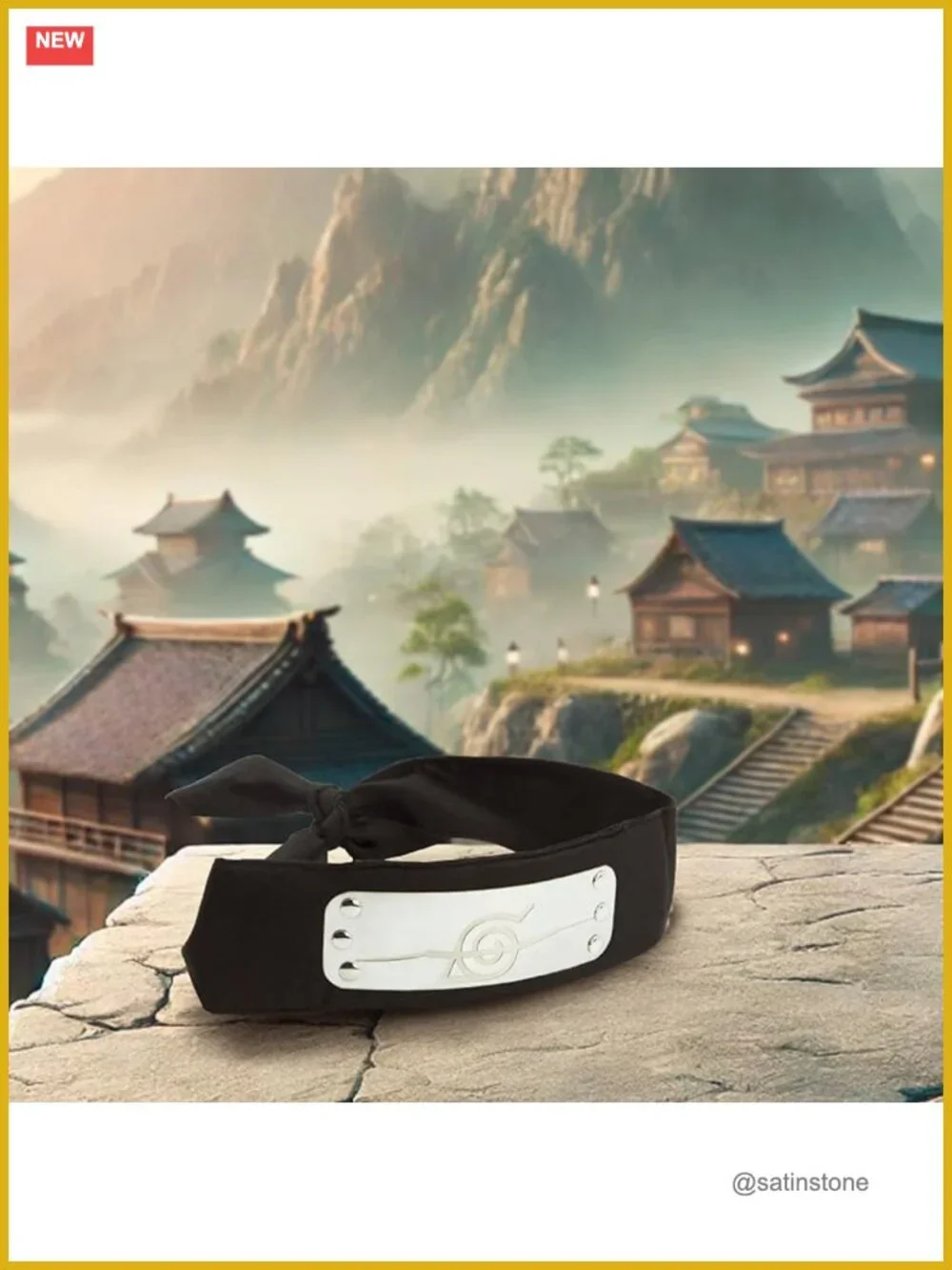 Naruto Shippuden Anti Leaf Village Headband Cosplay Hair Accessory